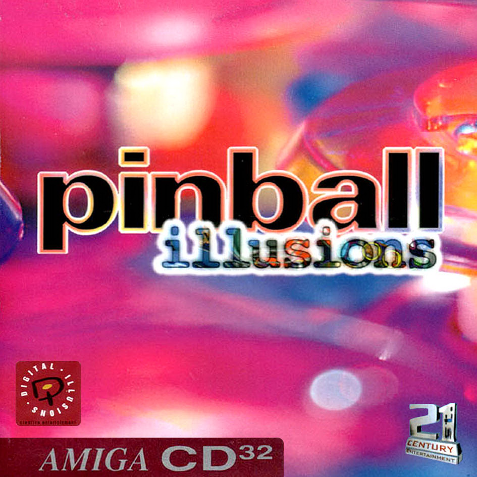 Pinball Illusions box art for Amiga CD32